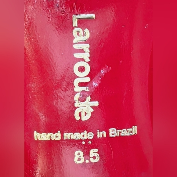 Larroude • Greta Mule in Scarlett - Picture 5 of 6